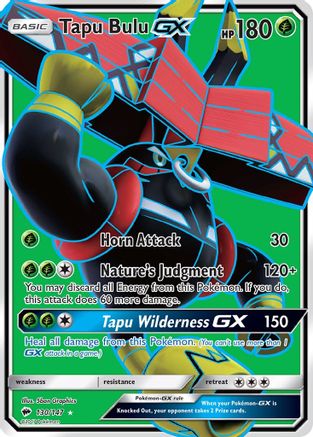 Image of Tapu Bulu GX (Full Art) 130/147  - Holofoil SM  Burning Shadows - Ultra Rare