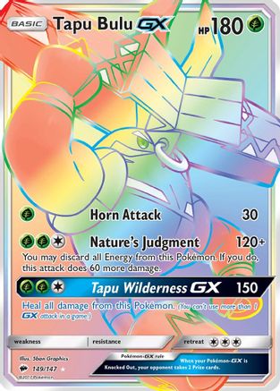 Image of Tapu Bulu GX (Secret) 149  - Holofoil SM  Burning Shadows - Secret Rare