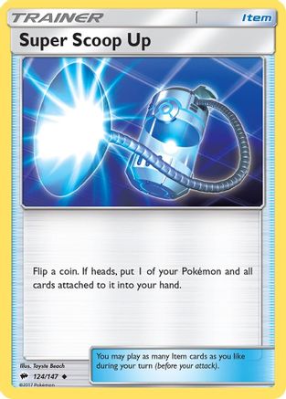 Image of Super Scoop Up 124/147  SM  Burning Shadows - Uncommon