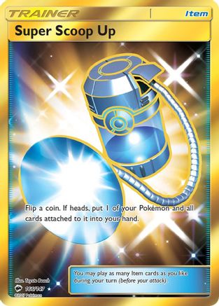 Image of Super Scoop Up (Secret) 166  - Holofoil SM  Burning Shadows - Secret Rare