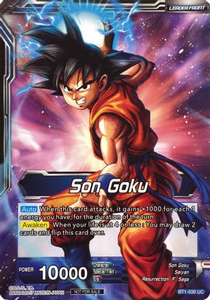 Image of Son Goku // Super Saiyan Blue Son Goku (Hot Stamped) (BT1-030) - Promotion Cards