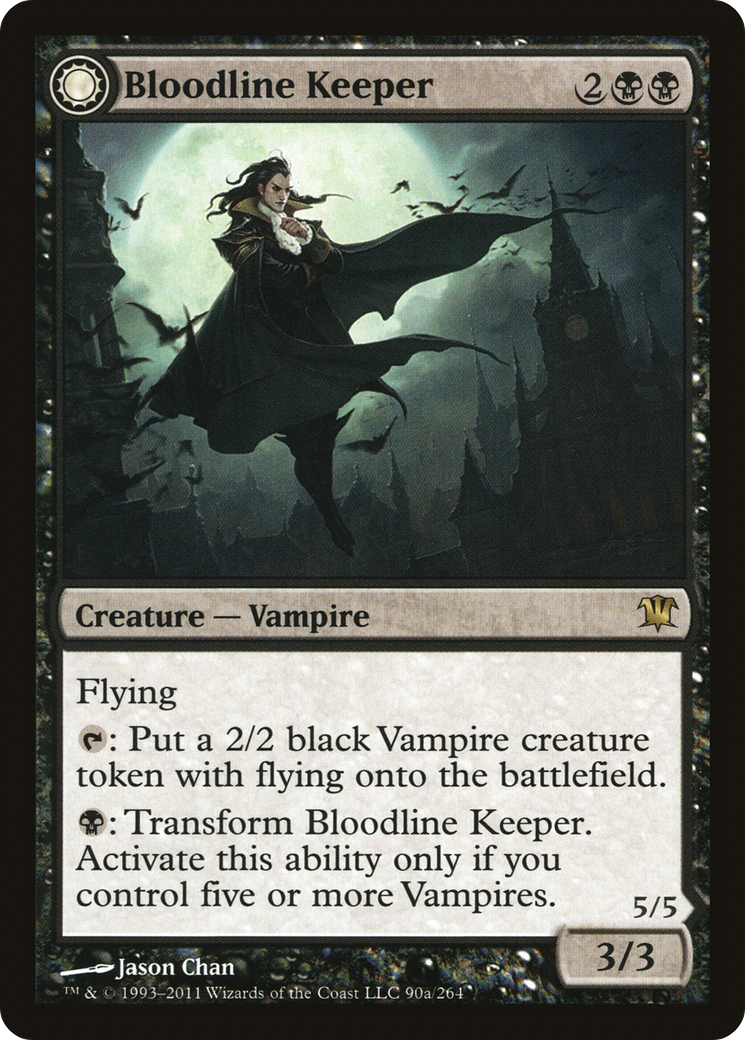 Image of Bloodline Keeper (ISD-090) - Innistrad: (Double Faced Transform) Foil