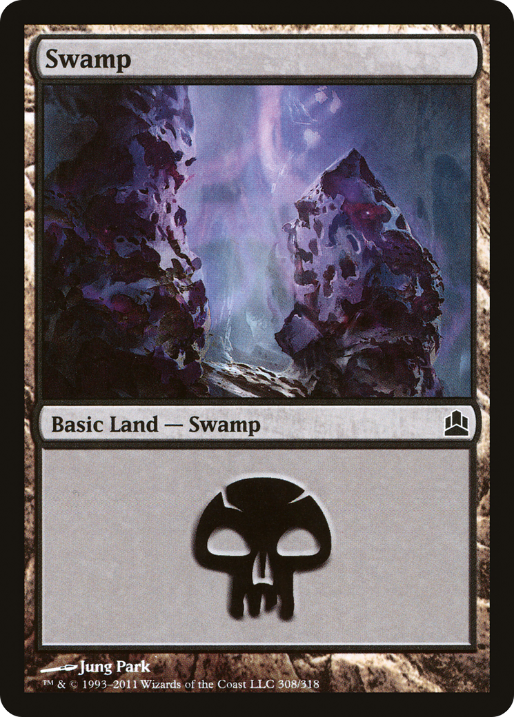 Image of Swamp (308) (CMD-308) - Commander 2011