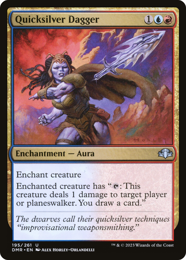 Image of Quicksilver Dagger (DMR-195) - Dominaria Remastered