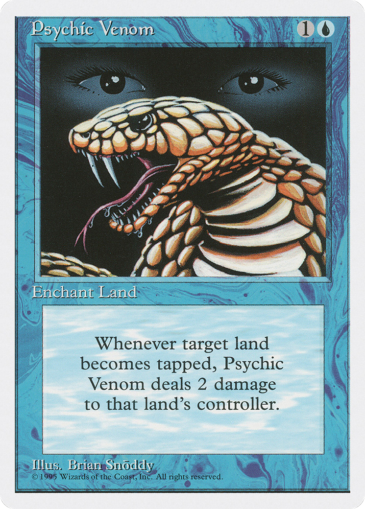 Image of Psychic Venom (4ED-) - Fourth Edition