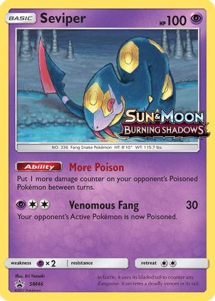 Image of Seviper SM46  - Holofoil SM Promos - Promo