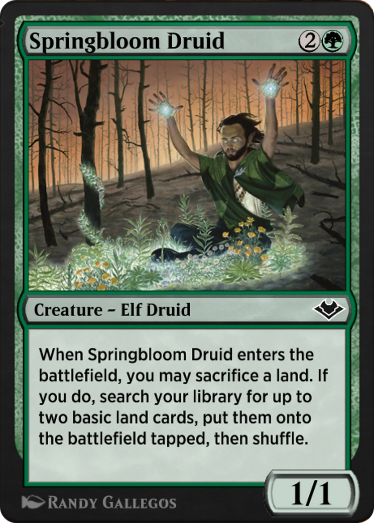 Image of Springbloom Druid (J21-642) - Jumpstart: Historic Horizons