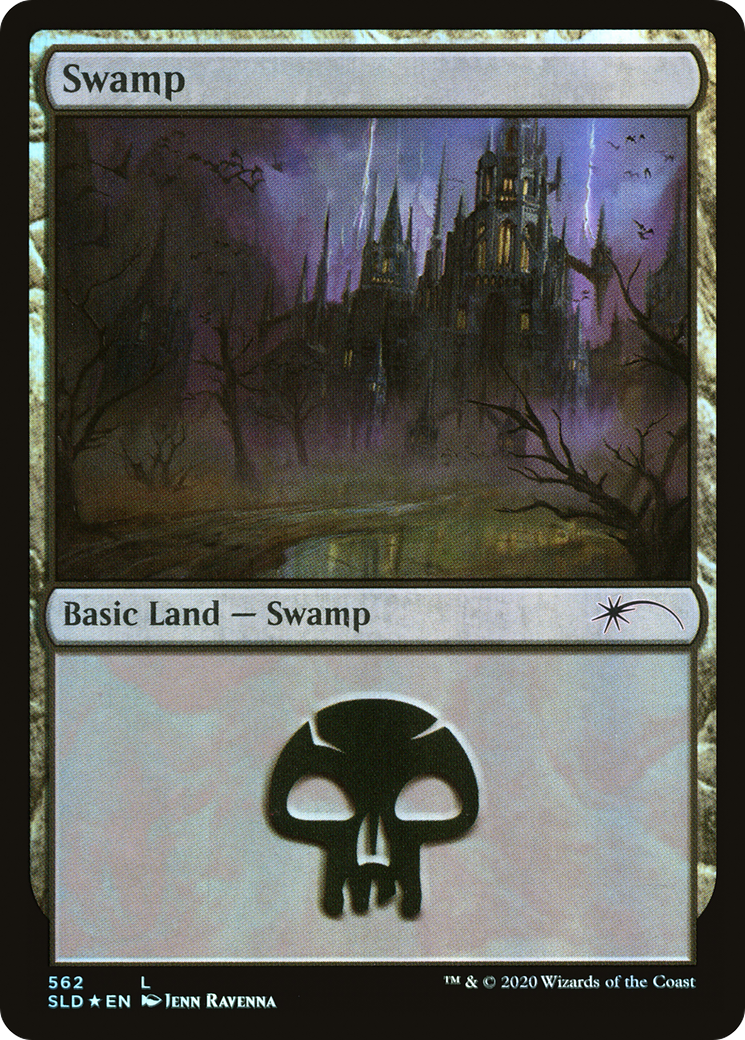Image of Swamp (562) (SLD-562) - Secret Lair Drop Foil