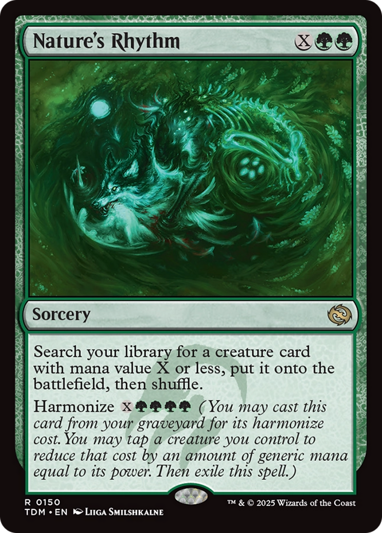 Image of Nature's Rhythm (TDM-150) - Tarkir: Dragonstorm
