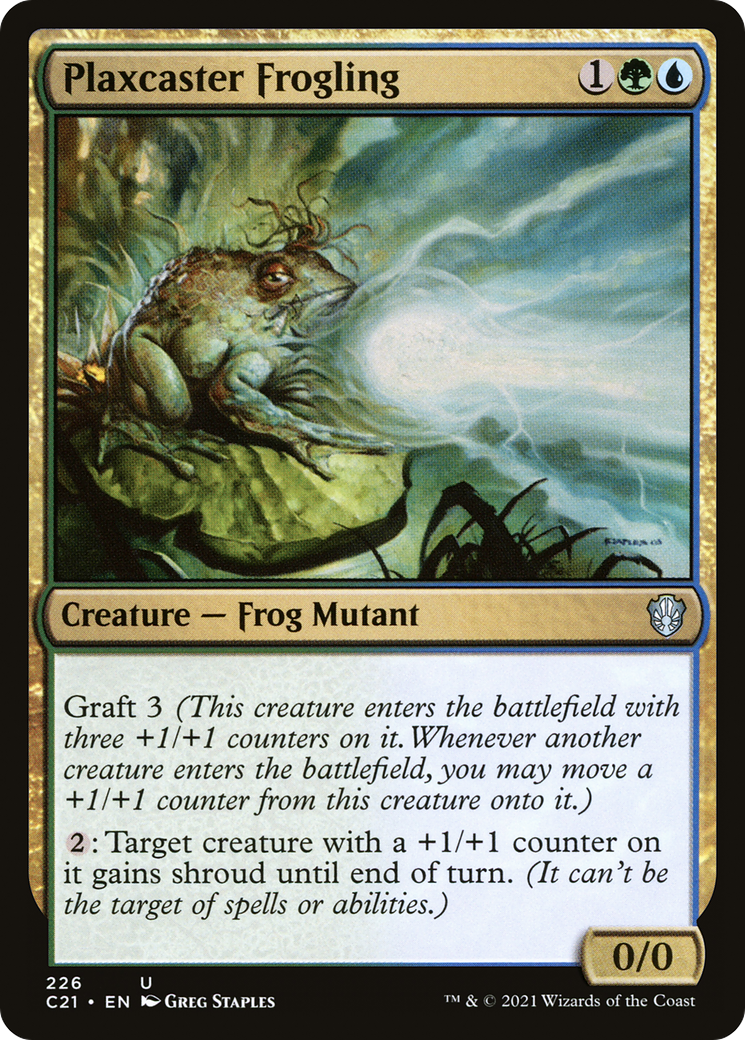 Image of Plaxcaster Frogling (C21-226) - Commander 2021
