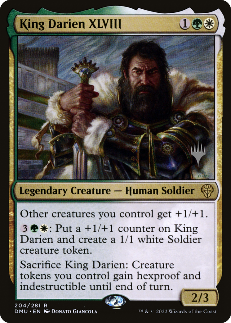 Image of King Darien XLVIII (PPDMU-204) - Dominaria United Promos
