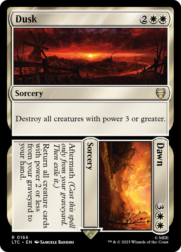 Image of Dusk // Dawn (LTC-166) - Tales of Middle-earth Commander