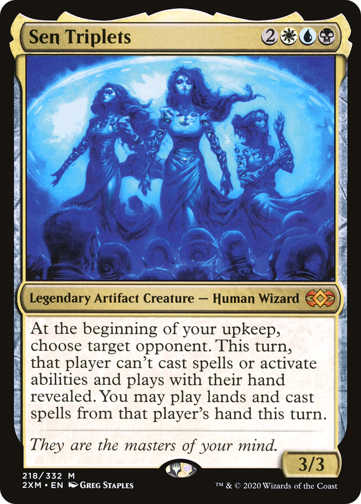 Image of Sen Triplets (2XM-218) - Double Masters Foil