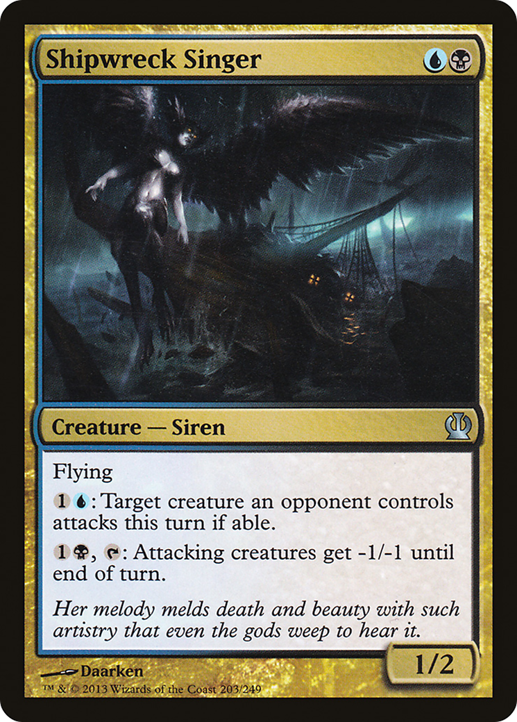 Image of Shipwreck Singer (THS-203) - Theros Foil