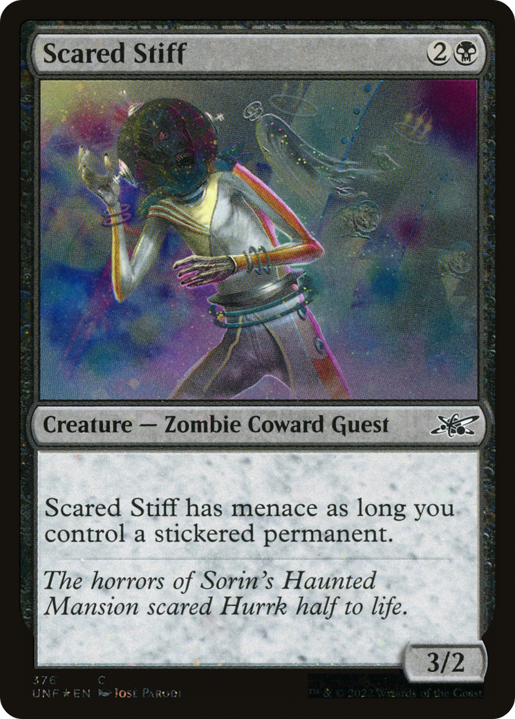 Image of Scared Stiff (Galaxy Foil) (UNF-376) - Unfinity Foil