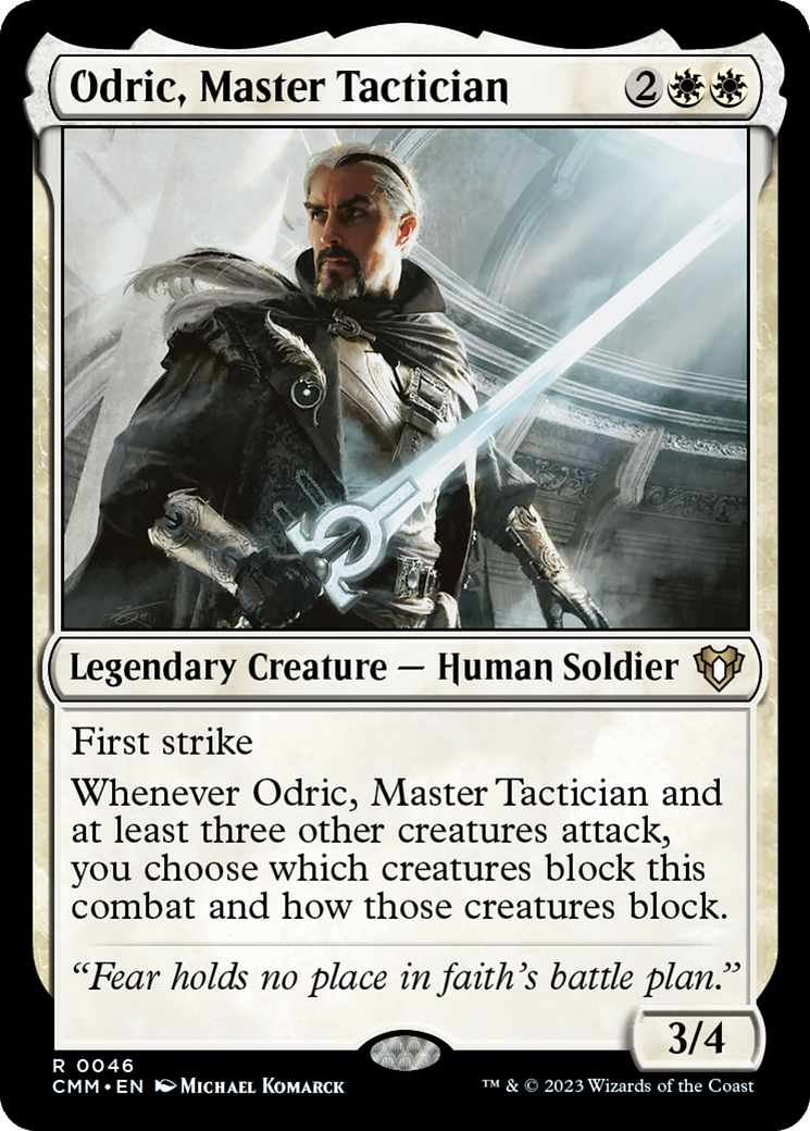 Image of Odric, Master Tactician (CMM-046) - Commander Masters