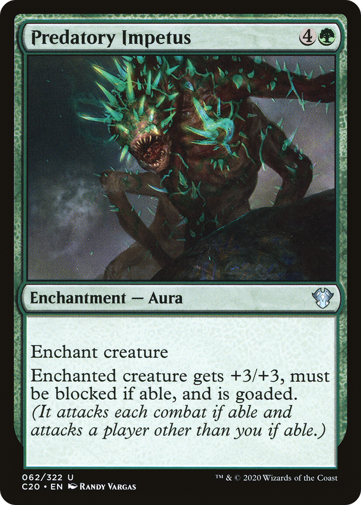 Image of Predatory Impetus (C20-062) - Commander 2020