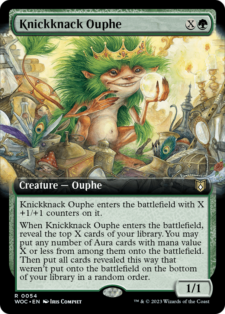 Image of Knickknack Ouphe (Extended Art) (WOC-054) - Wilds of Eldraine Commander: (Extended Art)