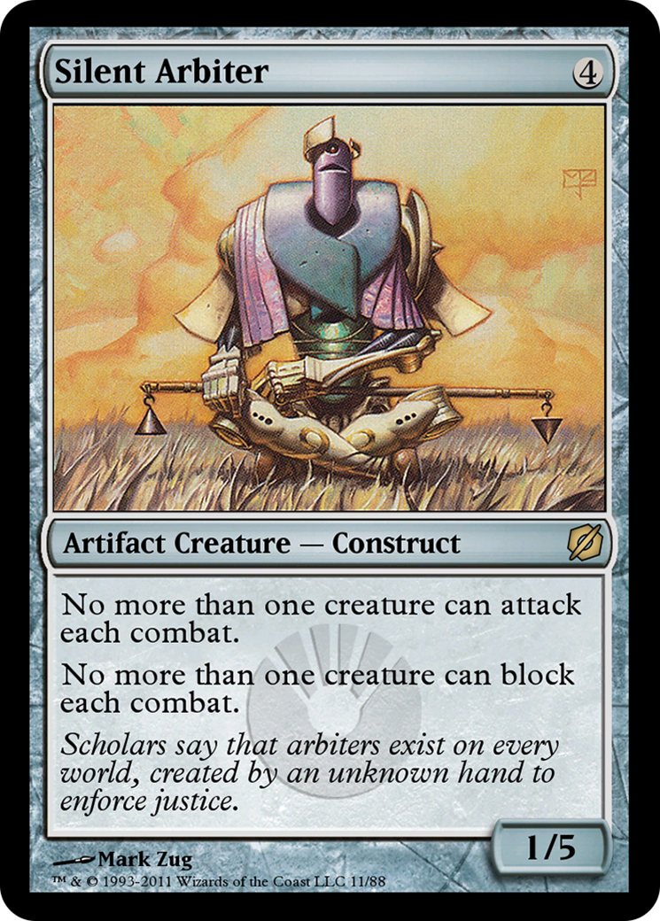 Image of Silent Arbiter (TD2-011) - Duel Decks: Mirrodin Pure vs. New Phyrexia