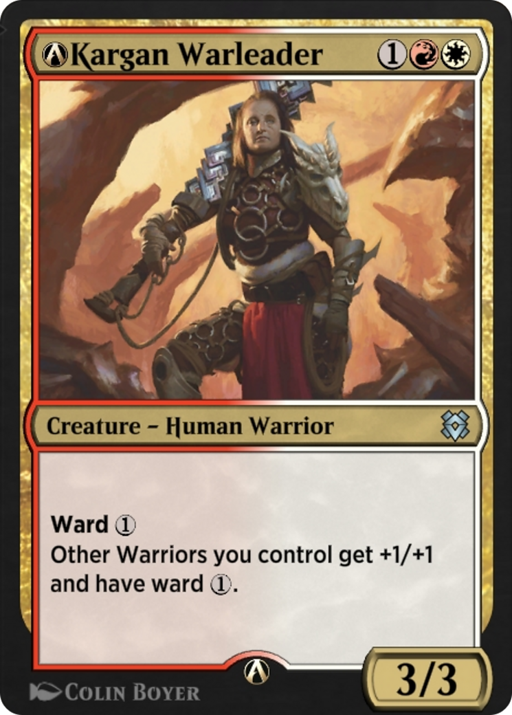 Image of A-Kargan Warleader (ZNR-A-224) - Zendikar Rising