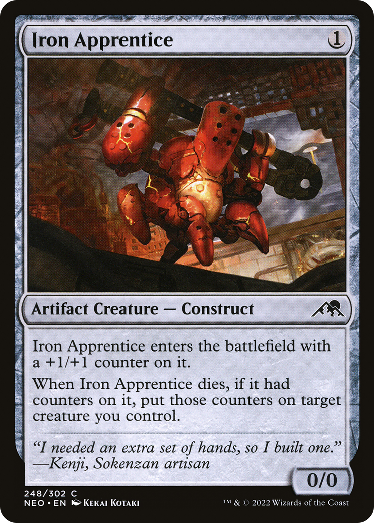 Image of Iron Apprentice (NEO-248) - Kamigawa: Neon Dynasty