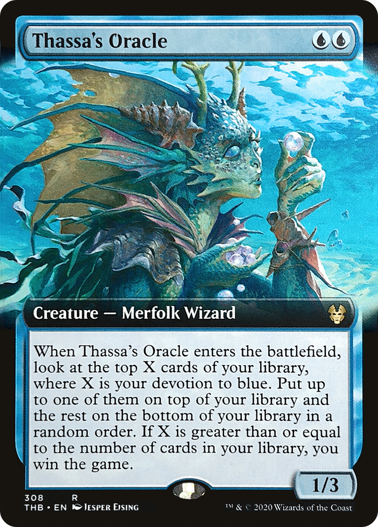 Image of Thassa's Oracle (Extended Art) (THB-308) - Theros Beyond Death: (Extended Art) Foil