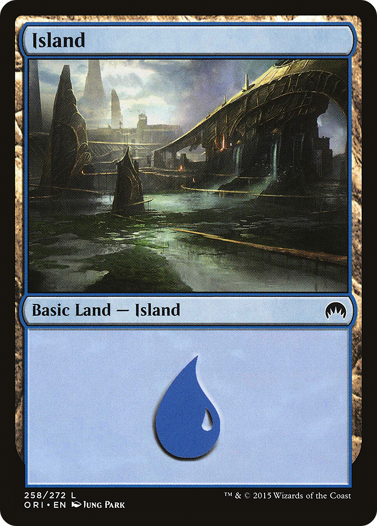 Image of Island (258) (ORI-258) - Magic Origins