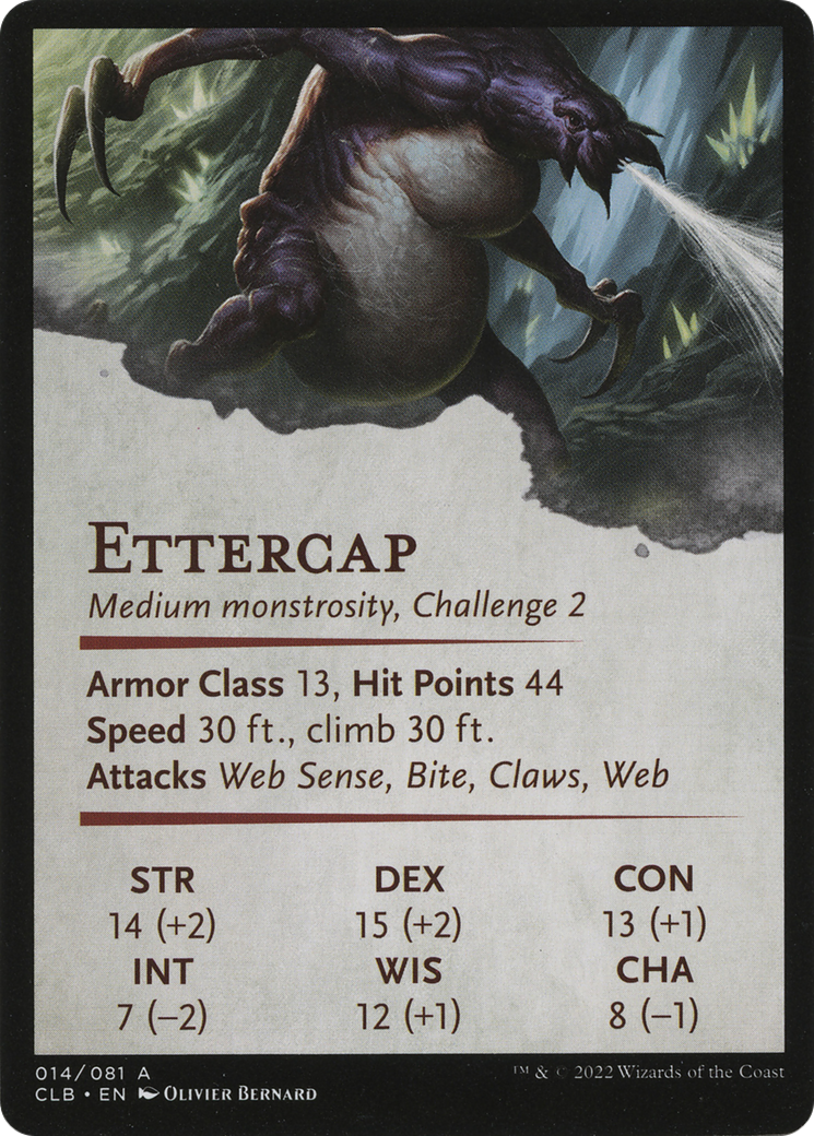Image of Ettercap // Ettercap (ACLB-014) - Battle for Baldur's Gate Art Series (Borderless)