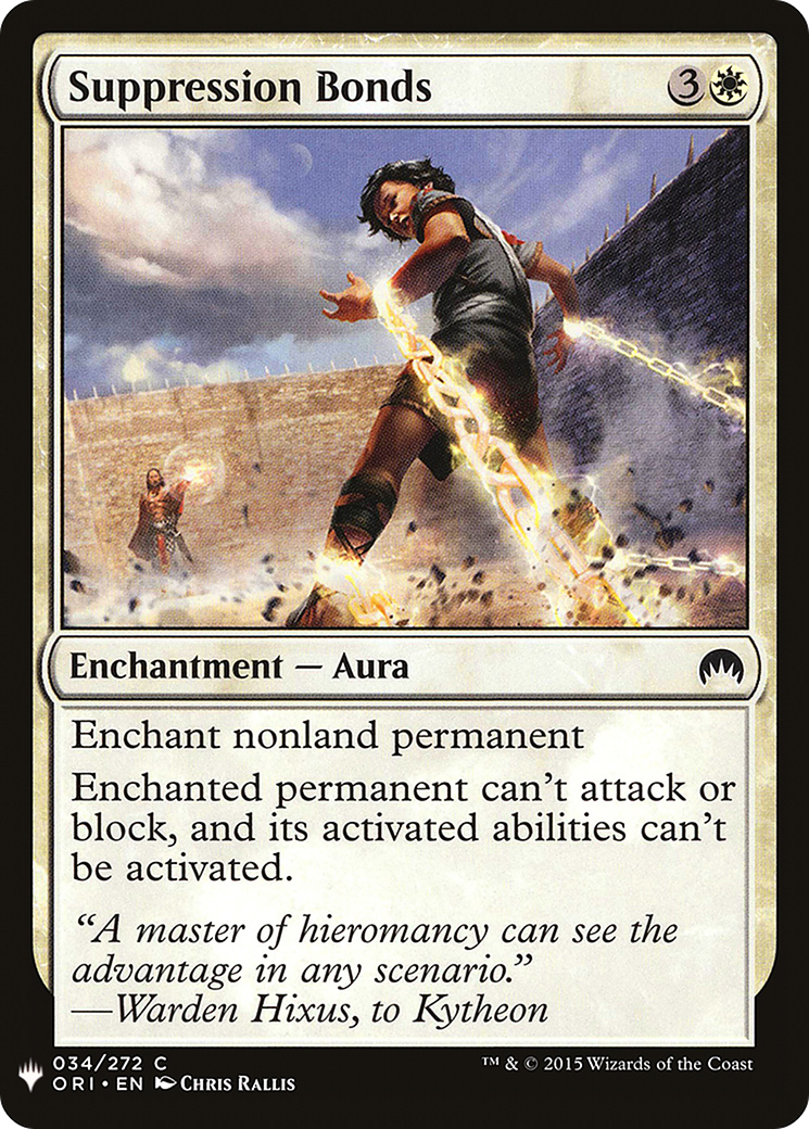 Image of Suppression Bonds (LIST-034) - The List