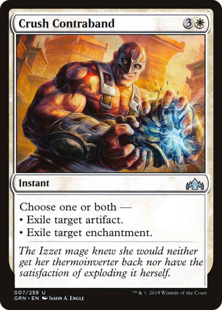 Image of Crush Contraband (GRN-007) - Guilds of Ravnica Foil