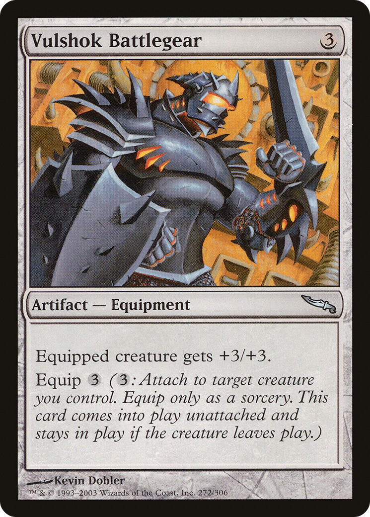 Image of Vulshok Battlegear (MRD-272) - Mirrodin Foil