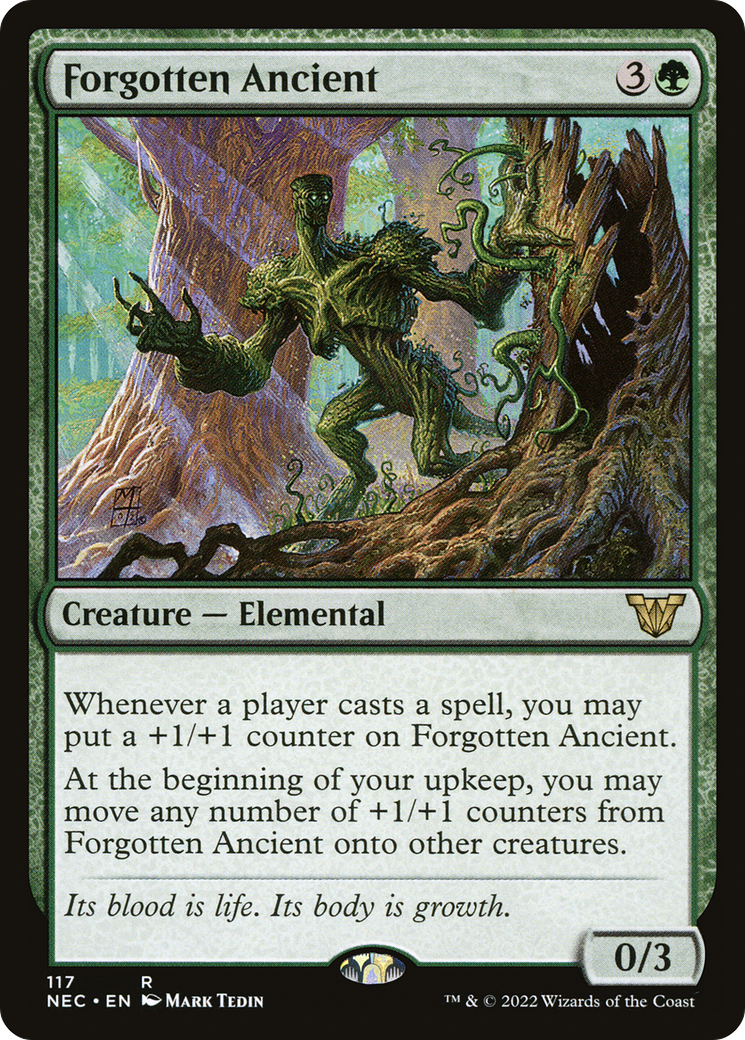 Image of Forgotten Ancient (NEC-117) - Neon Dynasty Commander