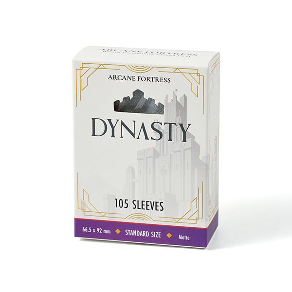 Image of Arcane Fortress Card Sleeves: Standard- Matte- Frosted Silver (100 ct)