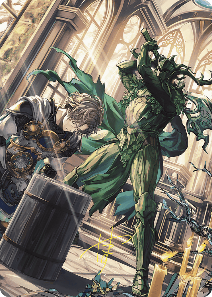 Image of Karmic Justice // Karmic Justice (AWOE-077) - Wilds of Eldraine Art Series (Borderless) Foil