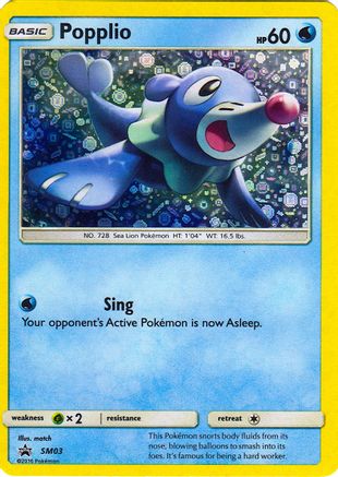Image of Popplio SM03  - Holofoil Miscellaneous Cards & Products - Promo