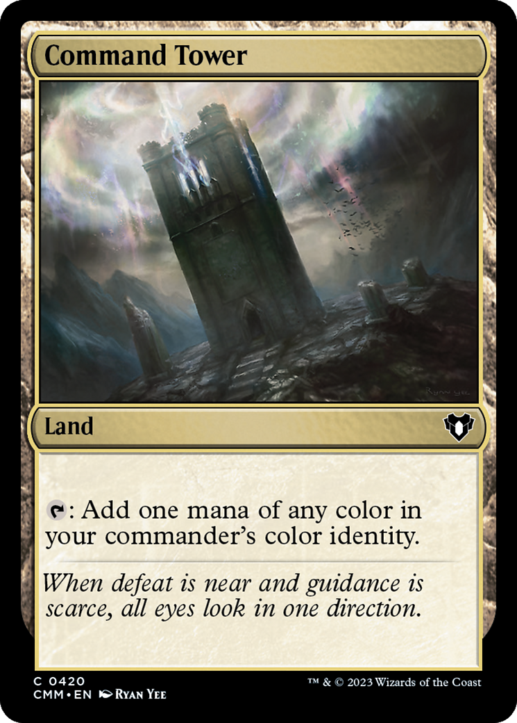 Image of Command Tower (CMM-420) - Commander Masters Foil