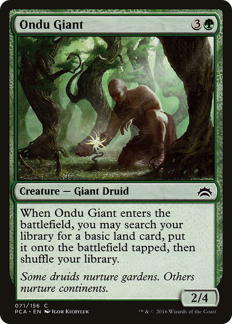 Image of Ondu Giant (PCA-071) - Planechase Anthology