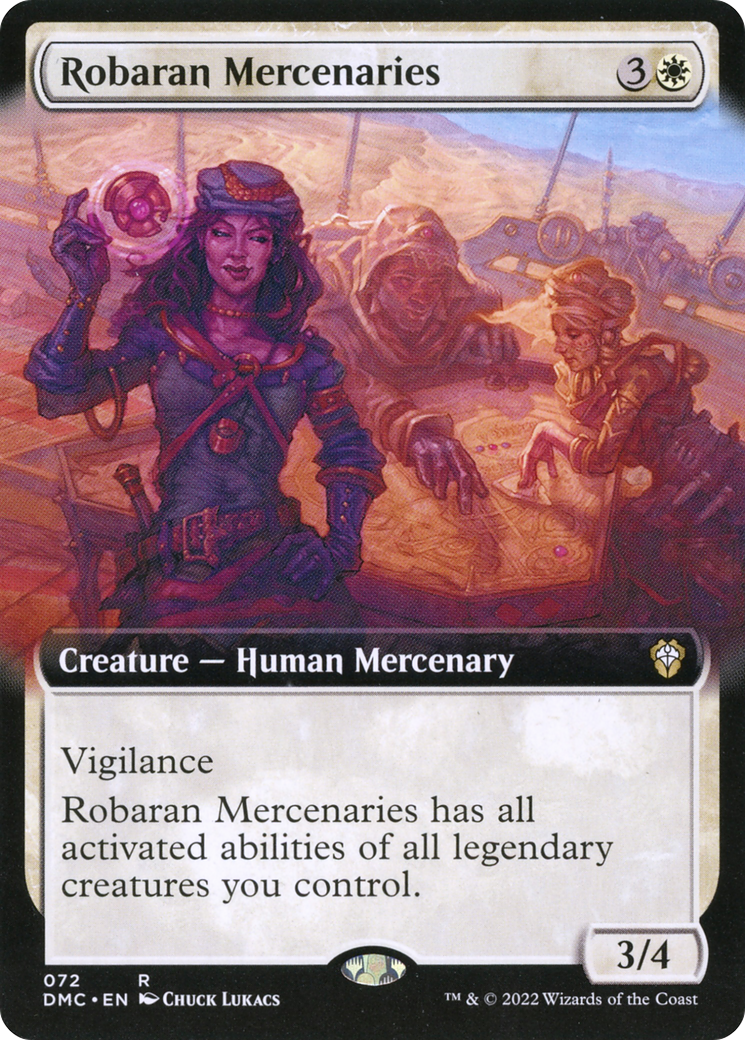 Image of Robaran Mercenaries (Extended Art) (DMC-072) - Dominaria United Commander: (Extended Art) Foil