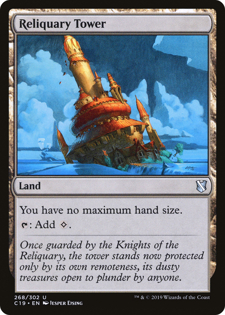Image of Reliquary Tower (C19-268) - Commander 2019