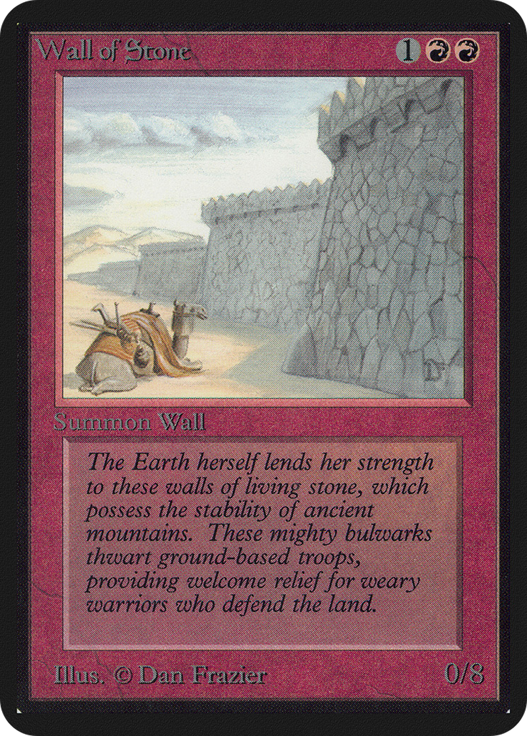 Image of Wall of Stone (LEA-) - Limited Edition Alpha