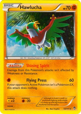 Image of Hawlucha 063/111  - Holofoil Blister Exclusives - Promo