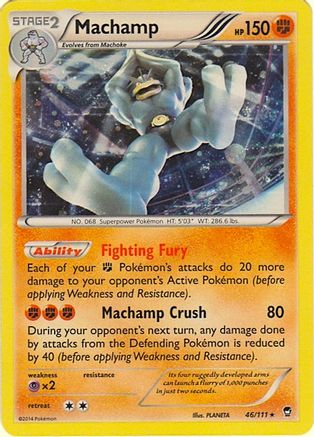 Image of Machamp 046/111  - Holofoil Blister Exclusives - Promo