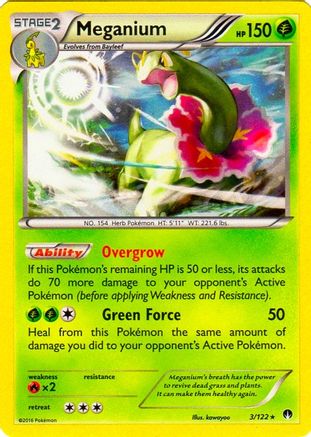 Image of Meganium 003/122  - Holofoil Blister Exclusives - Promo
