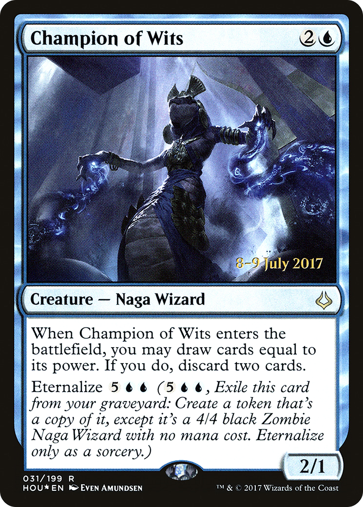 Image of Champion of Wits (PRE-031) - Hour of Devastation Promos Foil