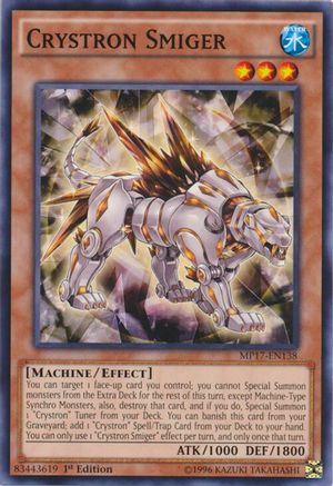Image of Crystron Smiger (MP17-EN138) - 2017 Mega-Tins Mega Pack 1st Edition