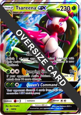 Image of Tsareena GX SM56  - Holofoil Jumbo Cards - Promo