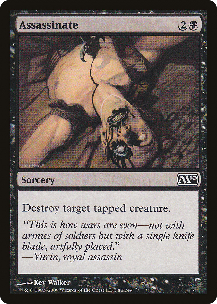 Image of Assassinate (M10-084) - Magic 2010 Foil