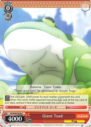 Image of Giant Toad (KS/W49-E056 C) - KonoSuba