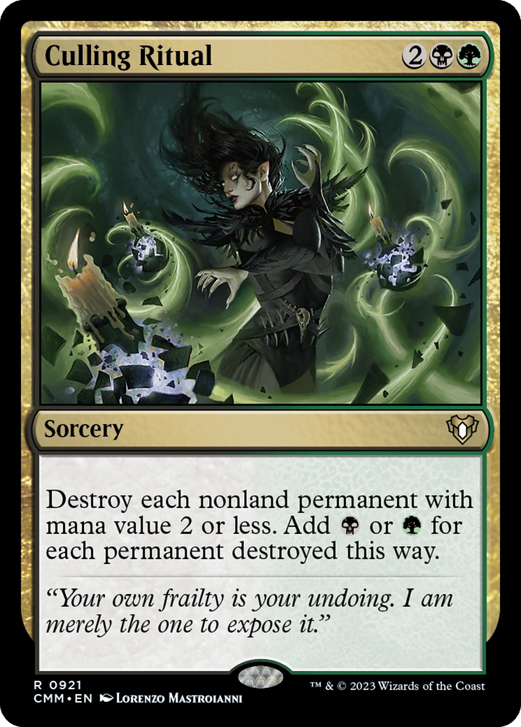 Image of Culling Ritual (CMM-921) - Commander Masters