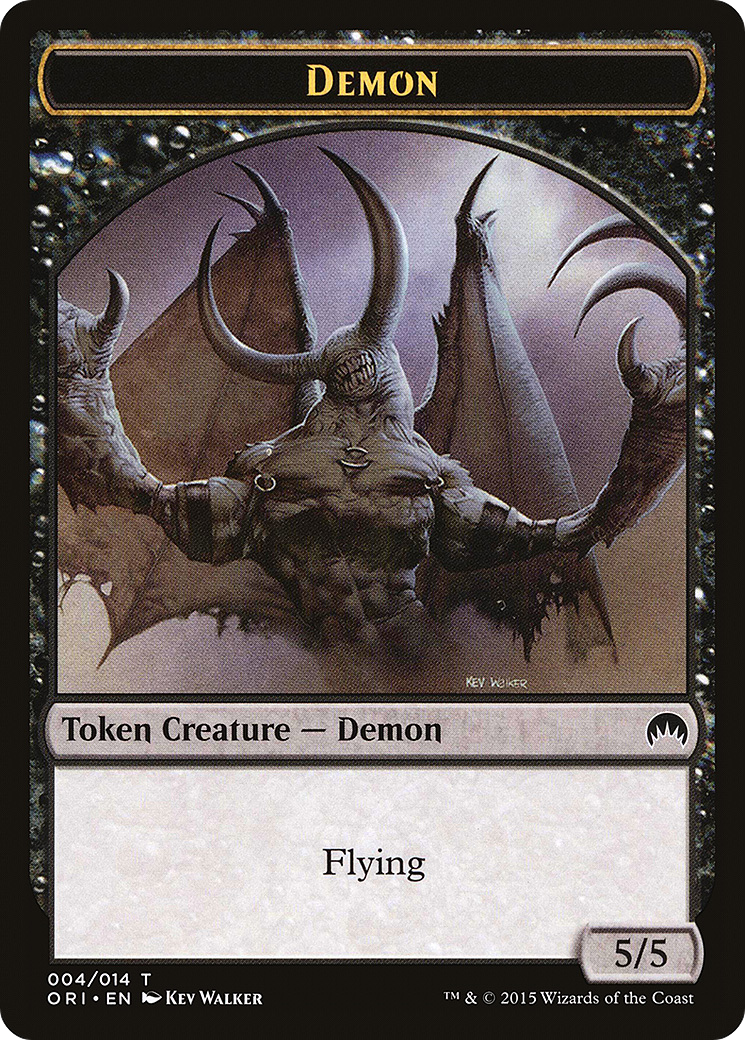 Image of Demon Token (ORI-004) - Magic Origins Tokens